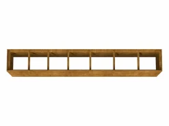 Clicnbuy Jardinera acero corten 280x40x80 cm Marru00f3n Clearance