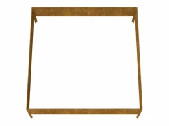 Jardinera acero corten 100x100x33,5 cm^Clicnbuy Sale