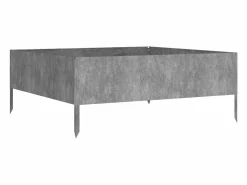 Clicnbuy Jardinera acero corten 100x100x41 cm Marru00f3n Outlet