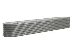 Clicnbuy Jardinera|Jardinera arriate acero recubrimiento polvo 260x40x36 cm