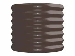 Clicnbuy Jardinera|Jardinera arriate acero recubrimiento polvo marrón 224x40x36 cm