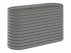 Jardinera arriate acero recubrimiento polvo 114x40x68 cm^Clicnbuy Hot