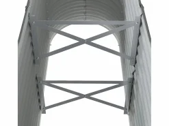 Jardinera arriate acero recubrimiento polvo 114x40x68 cm^Clicnbuy Hot