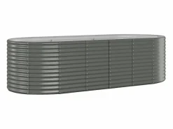 Clicnbuy Jardinera|Jardinera arriate acero recubrimiento polvo 249x100x68 cm