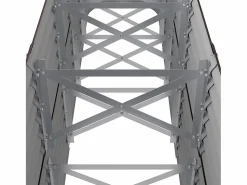 Clicnbuy Jardinera|Jardinera arriate acero recubrimiento polvo marrón 224x40x68 cm