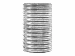 Clicnbuy Jardinera arriate acero recubrimiento polvo plata 114x40x68 cm Plateado New
