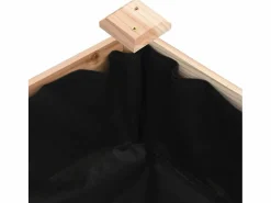 Jardinera arriate con forro madera maciza abeto 240x45x25 cm^Clicnbuy New