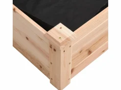 Jardinera arriate con forro madera maciza abeto 240x45x25 cm^Clicnbuy New
