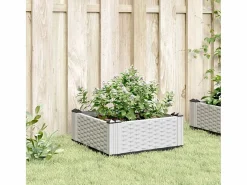 Clicnbuy Jardinera|Jardinera con clavijas PP 42,5x42,5x28,5 cm