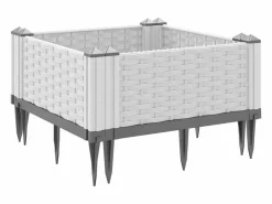 Clicnbuy Jardinera|Jardinera con clavijas PP 42,5x42,5x28,5 cm