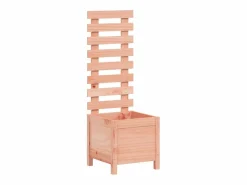 Clicnbuy Jardinera|Jardinera con estantería madera maciza Douglas 39x39,5x114 cm
