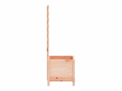 Clicnbuy Jardinera|Jardinera con estantería madera maciza Douglas 39x39,5x114 cm