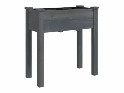 Clicnbuy Jardinera|Jardinera con forro interior madera abeto 71x37x76 cm