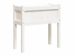 Clicnbuy Jardinera|Jardinera con patas madera maciza de pino 70x31x70 cm