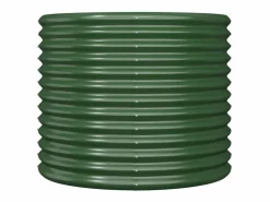 Clicnbuy Jardinera de acero con recubrimiento en polvo 80x80x68 cm Verde Best