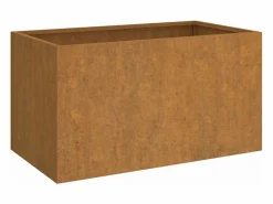 Jardinera de acero corten 62x40x39 cm^Clicnbuy Online