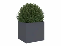 Clicnbuy Jardinera|Jardinera de acero laminado en frío antracita 32x30x29 cm