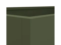 Jardinera de acero laminado en frío oliva 62x47x46 cm^Clicnbuy Sale
