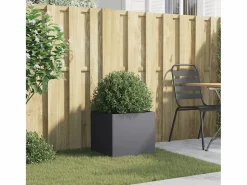 Jardinera de acero laminado en frío antracita 42x40x39 cm^Clicnbuy Discount