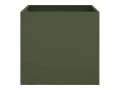 Clicnbuy Jardinera|Jardinera de acero laminado en frío oliva 49x47x46 cm