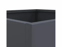 Clicnbuy Jardinera|Jardinera de acero laminado en frío antracita 32x27,5x75 cm