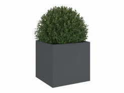 Jardinera de acero laminado en frío antracita 49x47x46 cm^Clicnbuy Outlet