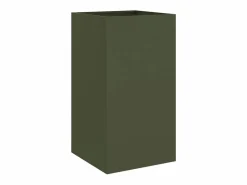 Jardinera de acero laminado en frío oliva 42x38x75 cm^Clicnbuy Online