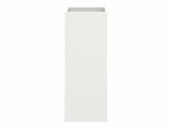 Clicnbuy Jardinera de acero laminado en frío 32x27,5x75 cm Blanco