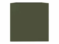 Clicnbuy Jardinera de acero laminado en frío oliva 62x40x39 cm Verde Best