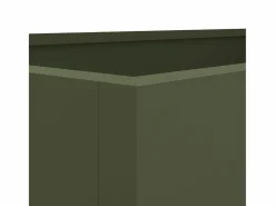 Clicnbuy Jardinera de acero laminado en frío oliva 62x40x39 cm Verde Best