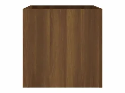 Clicnbuy Jardinera de madera contrachapada marrón roble 40x40x40 cm Marru00f3n Online