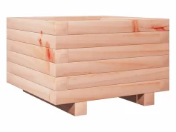 Jardinera de madera maciza Douglas 40x40x26,5 cm^Clicnbuy