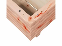 Jardinera de madera maciza Douglas 40x40x26,5 cm^Clicnbuy