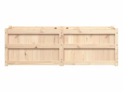 Clicnbuy Jardinera de madera maciza de pino 150x50x50 cm Marru00f3n Sale