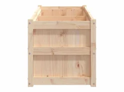 Clicnbuy Jardinera de madera maciza de pino 150x50x50 cm Marru00f3n Sale
