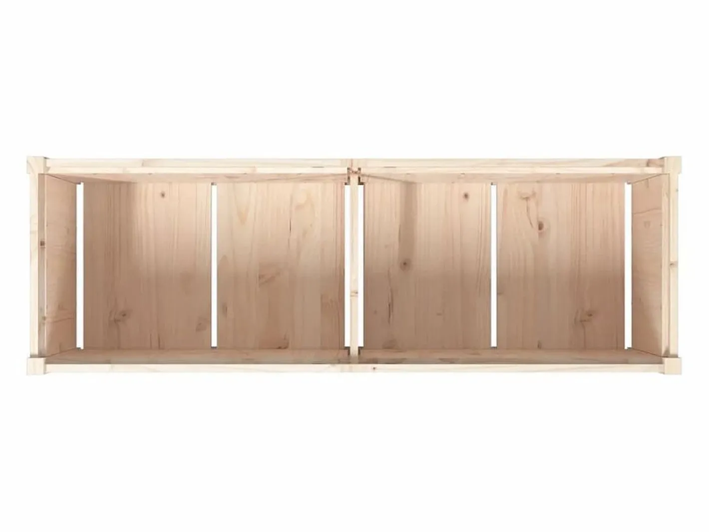 Clicnbuy Jardinera de madera maciza de pino 150x50x50 cm Marru00f3n Sale