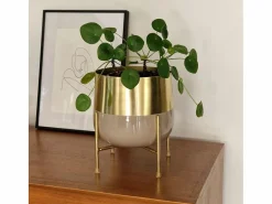 Rendez-Vous Déco Macetero|Jardinera de metal y latón claro - Moose