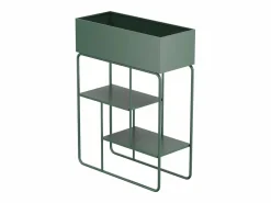 Vente-unique Jardinera|Jardinera de pie L60 x P25 x Alt. 80 cm - verde - ALIPIAL