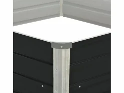 Jardinera elevada acero galvanizado 129x129x45cm^Clicnbuy Discount