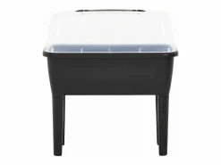 Clicnbuy Jardinera elevada 77x38,7x82 cm PP Gris antracita Best
