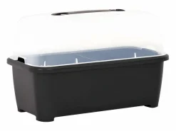 Clicnbuy Jardinera elevada 77x38,7x82 cm PP Gris antracita Best