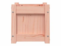 Clicnbuy Jardinera madera maciza de abeto Douglas 31x31x31 cm Marru00f3n New