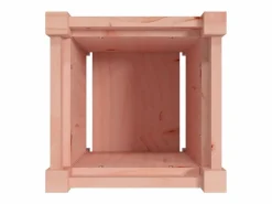 Clicnbuy Jardinera madera maciza de abeto Douglas 31x31x31 cm Marru00f3n New