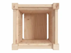 Clicnbuy Jardinera|Jardinera madera maciza de pino 31x31x31 cm