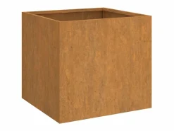 Jardineras 2 unidades acero corten 42x40x39 cm^Clicnbuy New