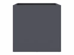 Jardineras 2 unidades acero laminado en frío antracita 49x47x46 cm^Clicnbuy Outlet