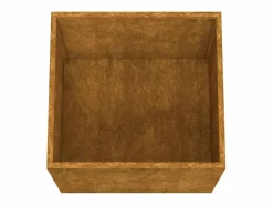 Clicnbuy Jardineras 2 unidades acero corten 49x47x46 cm Marru00f3n Best