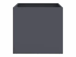 Clicnbuy Jardineras 2 unidades acero laminado en frío antracita 42x40x39 cm Gris antracita