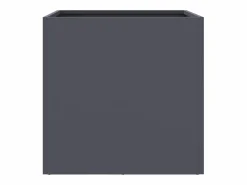 Clicnbuy Jardineras 2 unidades acero laminado en frío antracita 42x40x39 cm Gris antracita