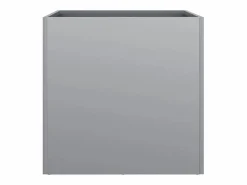 Clicnbuy Jardinera|Jardineras 2 unidades acero galvanizado 49x47x46 cm